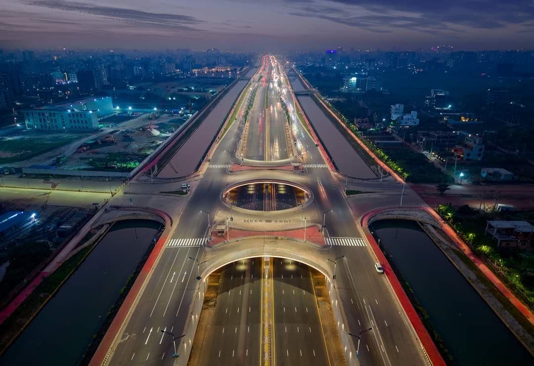 City skyline at Purbachal